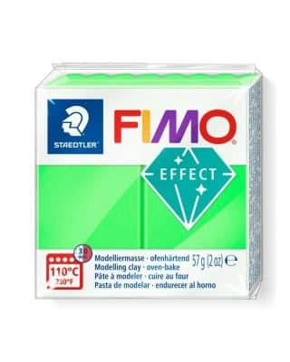 Fimo Effect massa 57g, 501 Neon green