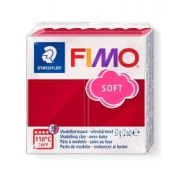 Fimo Soft massa 57g, 26 Cherry red