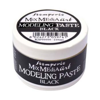 Stamperia MixMedia art kohopasta, musta