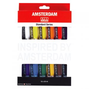 Amsterdam akryylivärisetti, 12x20ml