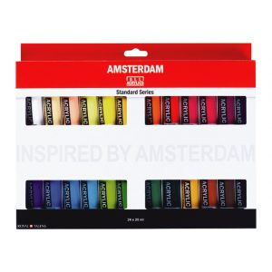 Amsterdam akryylivärisetti, 24x20ml