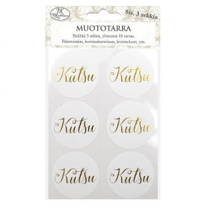 Kutsutarra, kultainen/pyöreä