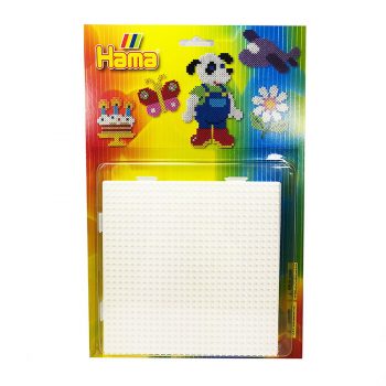 Hamahelmi alusta MIDI helmille, neliö, 4 kpl