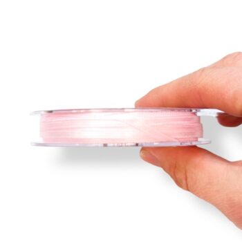 Satiininauha 10 m, vaaleanpunainen