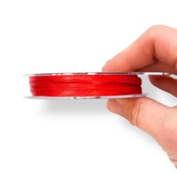 Satiininauha 10 m, punainen