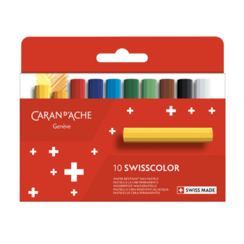 Caran d'Ache, Vedenkestävät vahaliidut 10 kpl