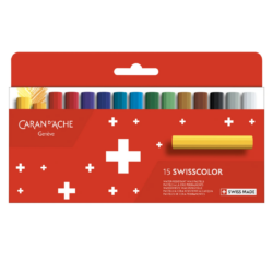 Caran d'Ache, Vedenkestävät vahaliidut 15 kpl