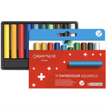 Caran d'Ache, Vesiliukoiset vahaliidut 10 kpl