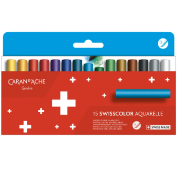 Caran d'Ache, Vesiliukoiset vahaliidut 15 kpl