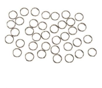 Välirengas kaksiosainen, hopea