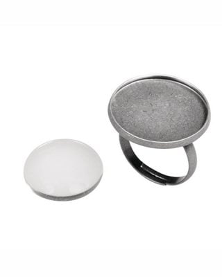 Sormus korupohja, pyöreä