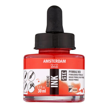 Amsterdam Acrylic Ink 30ml, 315 Pyrrole Red