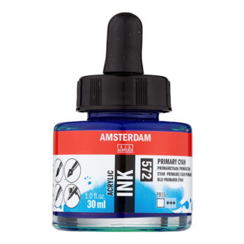 Amsterdam Acrylic Ink 30ml, 572 Primary Cyan
