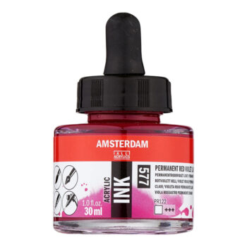 Amsterdam Acrylic Ink 30ml, 577 Permanent Red Violet Light