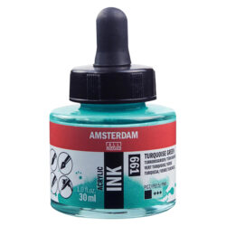 Amsterdam Acrylic Ink 30ml, 661 Turquoise Green