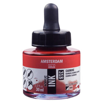 Amsterdam Acrylic Ink 30ml, 318 Carmine
