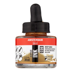 Amsterdam Acrylic Ink 30ml, 803 Deep Gold
