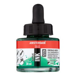 Amsterdam Acrylic Ink 30ml, 615 Emerald Green