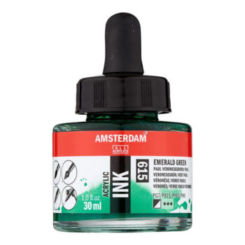 Amsterdam Acrylic Ink 30ml, 615 Emerald Green
