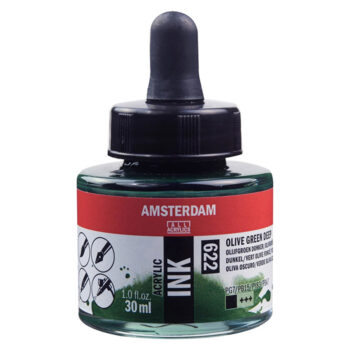 Amsterdam Acrylic Ink 30ml, 622 Olive Green Deep