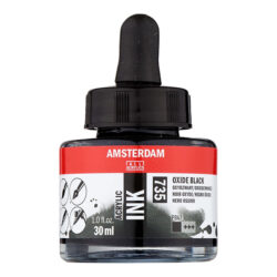Amsterdam Acrylic Ink 30ml, 735 Oxide Black