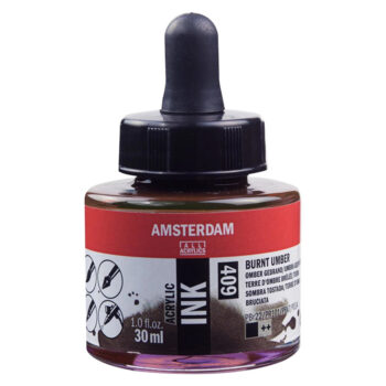 Amsterdam Acrylic Ink 30ml, 409 Burnt Umber