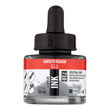 Amsterdam Acrylic Ink 30ml, 710 Neutral Grey