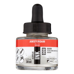Amsterdam Acrylic Ink 30ml, 800 Silver