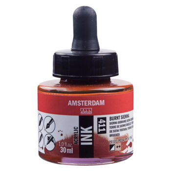 Amsterdam Acrylic Ink 30ml, 411 Burnt Sienna