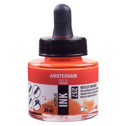 Amsterdam Acrylic Ink 30ml, 257 Reflex Orange
