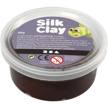 Silk Clay® silkkimassa, Musta