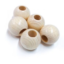 Puupallo, isolla aukolla, 5 kpl