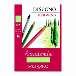Fabriano Accademia Drawing, Piirustuslehtiöt 200g, Eri kokoja