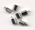 Nyörinpää hopea, 7x5mm 6kpl