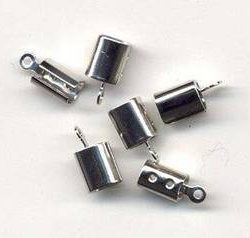 Nyörinpää hopea, 7x5mm 6kpl