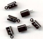 Nyörinpää musta, 7x5mm 6kpl