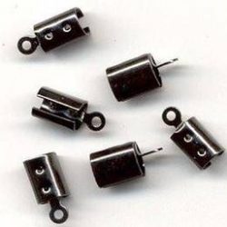 Nyörinpää musta, 7x5mm 6kpl