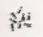 Nyörinpää hopea, 5x3mm 8kpl