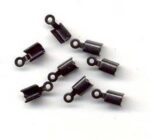 Nyörinpää musta, 5x3mm 8kpl