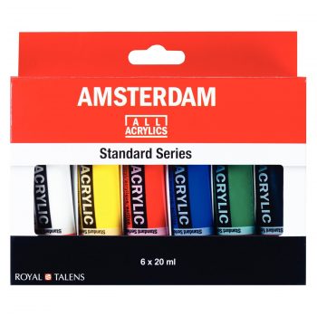 Amsterdam akryylivärisetti, 6x20ml