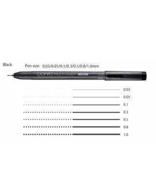 Copic Multiliner,eri kokoja