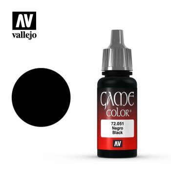Vallejo Game Color, 51 Black