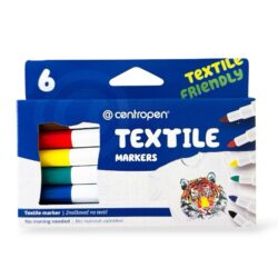 Centropen, tekstiilitussit 6kpl