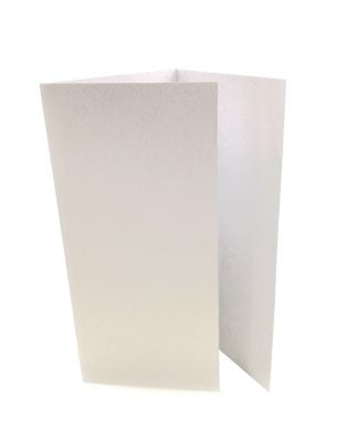 3-osainen korttipohja 5kpl, 7800, Helmiäisvalkoinen pitkä