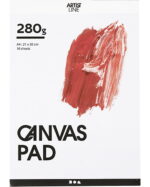 Canvaslehtiö 280g, A4 10arkkia