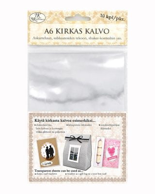 Kirkas kalvo A6, 10kpl