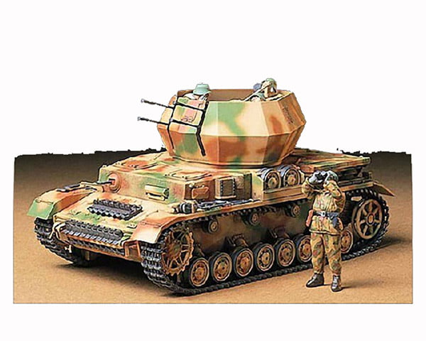 Tamiya German Flakpanzer IV Wirbelwind Ilmatorjuntapanssarivaunu 1 Tamiya German Flakpanzer IV Wirbelwind Ilmatorjuntapanssarivaunu