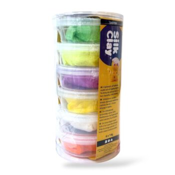 Silk Clay® silkkimassa 6x14g, värilajitelma Easter