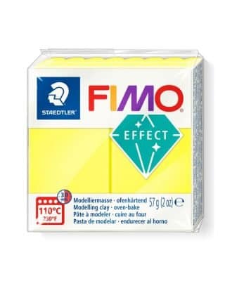 Fimo Effect massa 57g, 101 Neon yellow