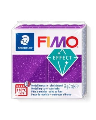 Fimo Effect massa 57g, 602 Glitter purple